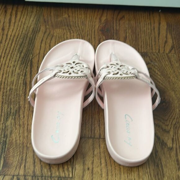 CIRCUS BY SAM EDELMAN Jules Medallion Footbed Sandals Size 7.5 New without Box - Picture 4 of 6